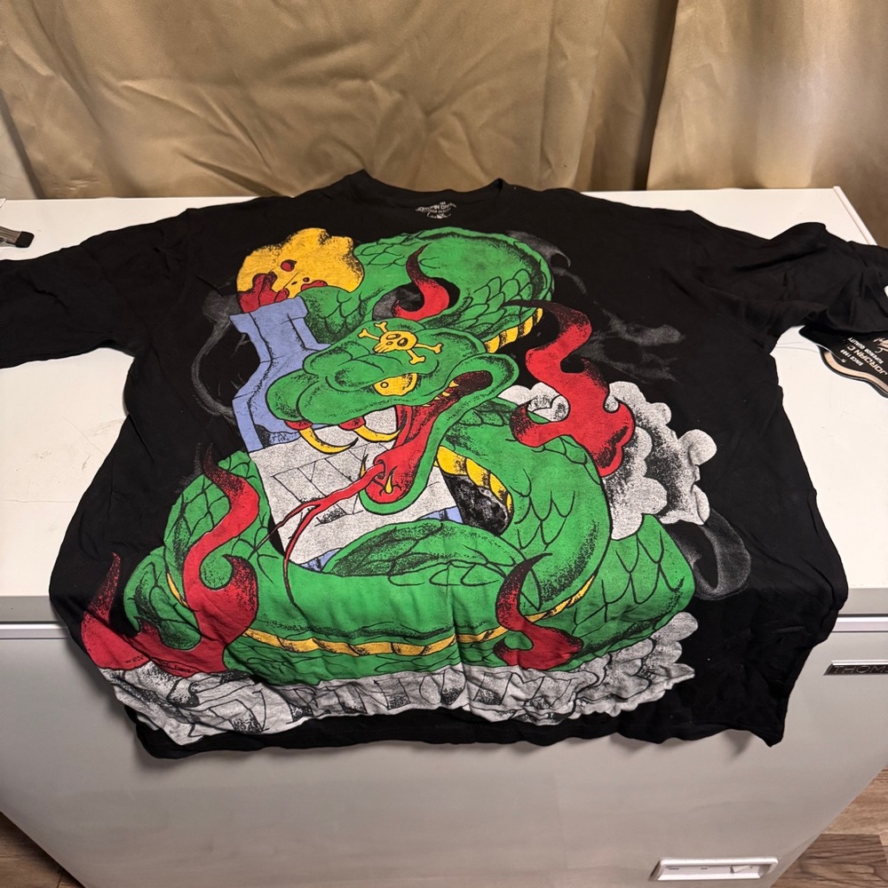 Jordan Craig Men's Tee Neck Tee Shirt Short Sleeve Graphic Logo Black 2xl NWT